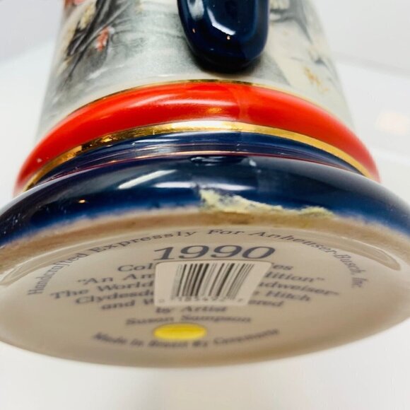 Budweiser An American Tradition Beer Vintage Ceramic Beer Stein Ceramarte Brazil - Picture 7 of 11